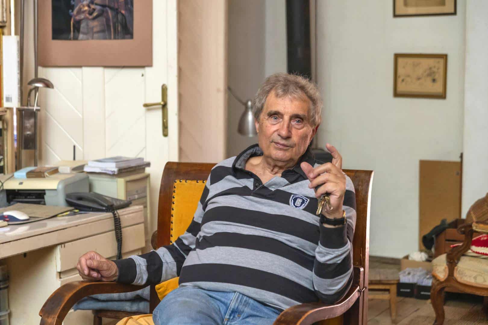 Szabó Gábor szobrászművész - Fotó: Huszár Boglárka