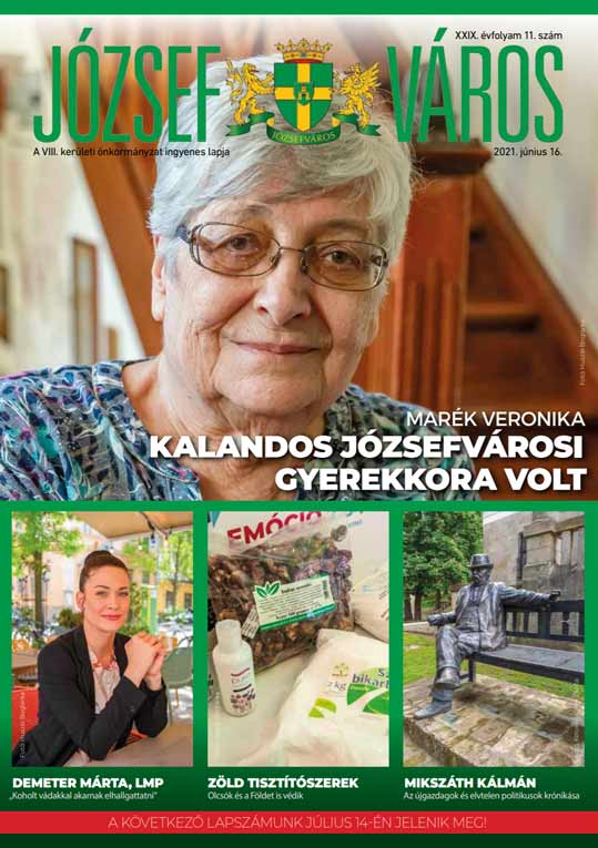 Józsefváros Újság 2021/11. szám címlap