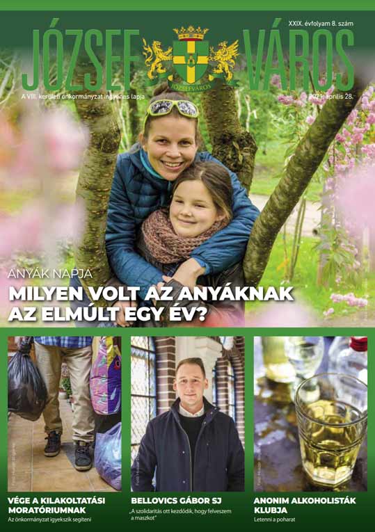 Józsefváros Újság 2021/08. szám címlap