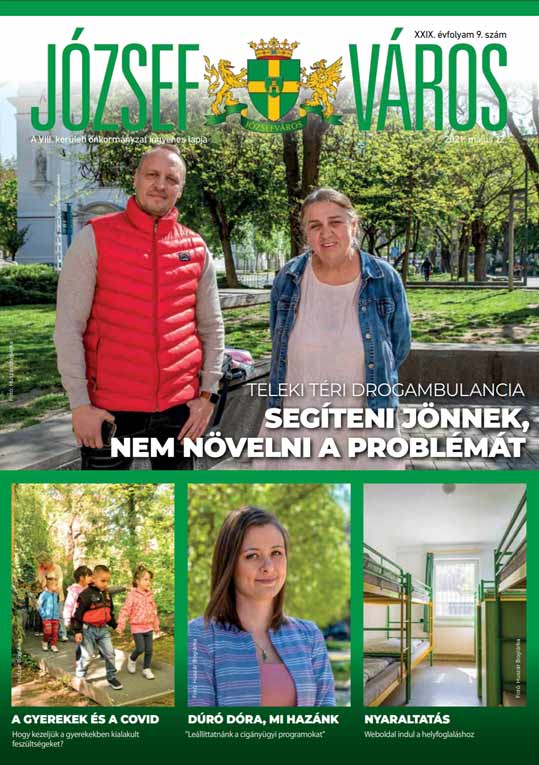 Józsefváros Újság 2021/09. szám címlap