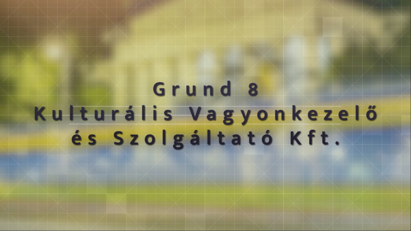 A Grund 8 Kulturális és Szolgáltató Kft. Aranykoszorú kitüntetésének átadása