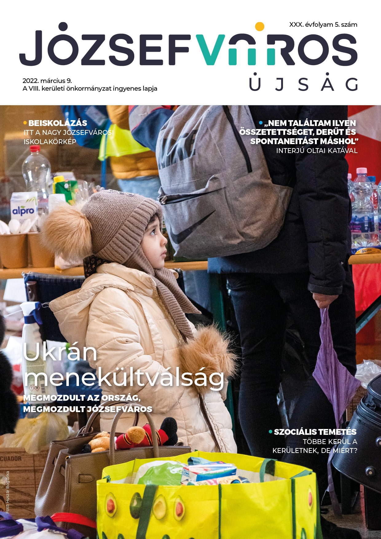 Józsefváros Újság 2022/05 címlap