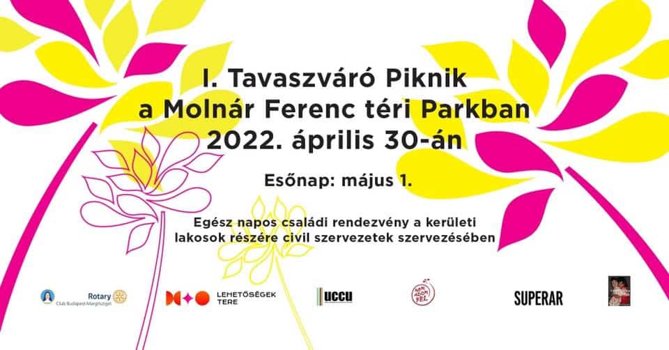Itt a Rotary Klub első tavaszváró piknike a Molnár Ferenc parkban