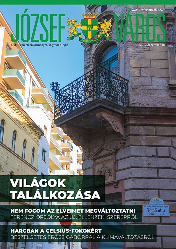 Józsefváros Újság 2019/35. szám címlap