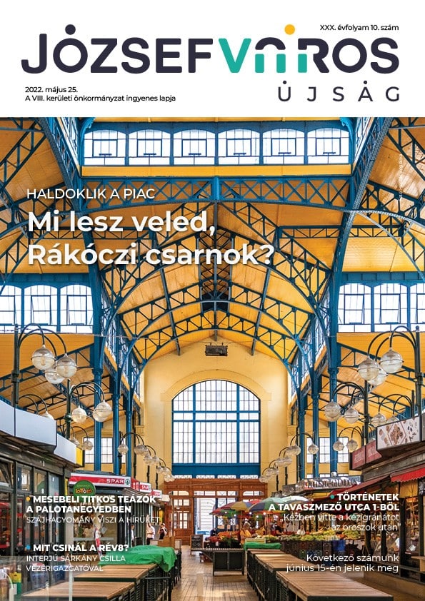 Józsefváros Újság 2022/10. szám címlap