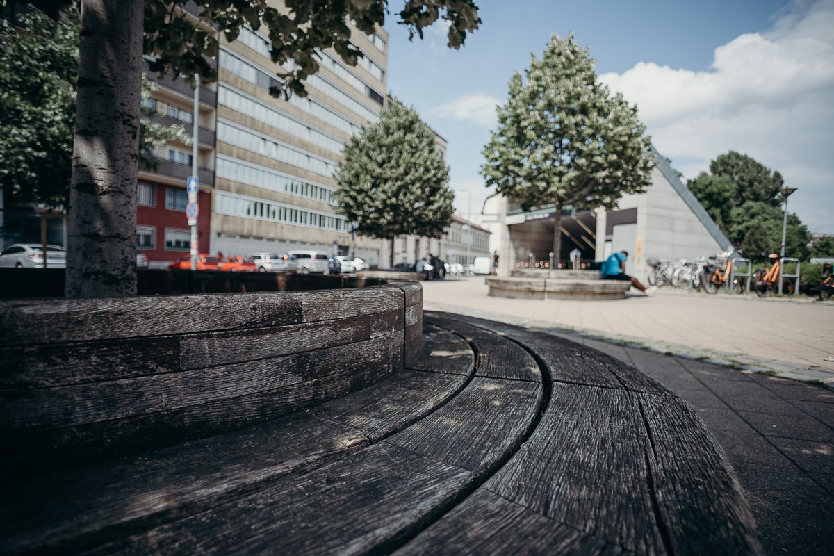 2022. június 8. János Pál pápa téri padok