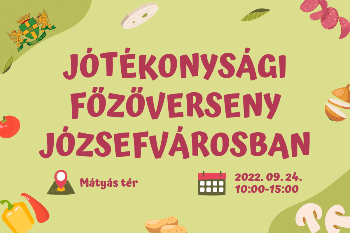 Gázrózsára fel! ‒ Jótékonysági főzőverseny lesz a Mátyás téren