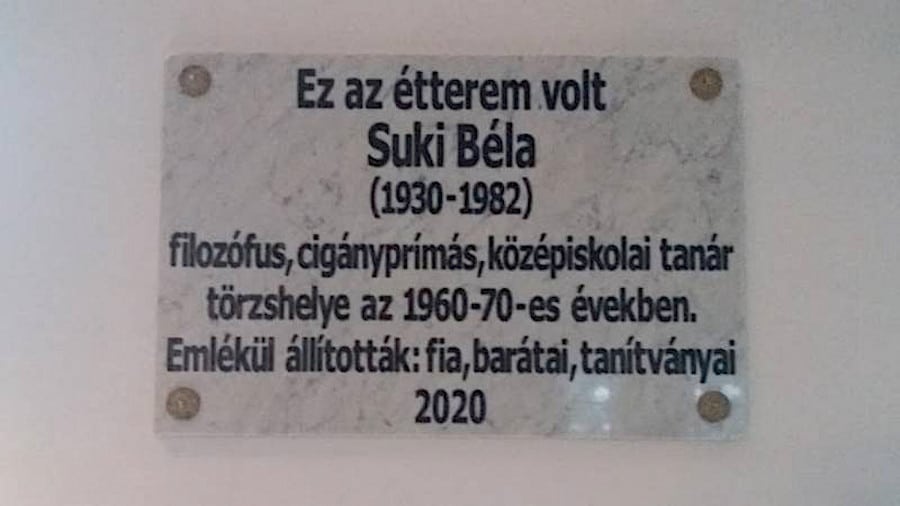 Suki Béla emléktáblája – Fotó: szeged.hu