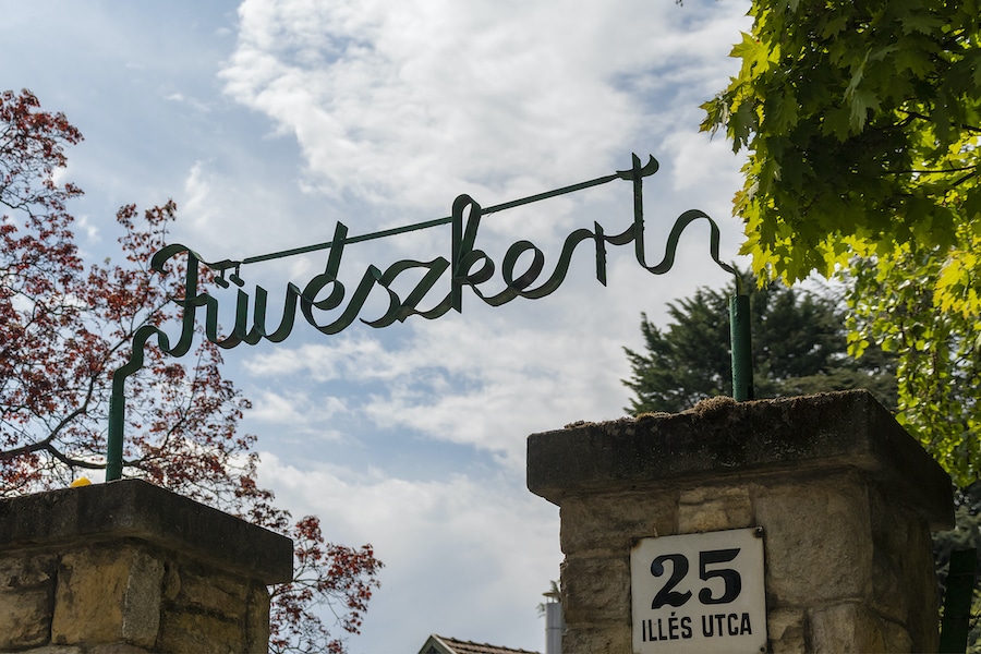 Füvészkert – Fotó: Huszár Boglárka