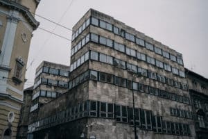 A Baross utca 61. szám alatti, egykori józsefvárosi MSZMP-székház épülete - Fotó: Karancsi-Albert Rudolf