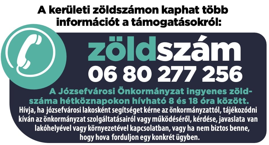 kerületi zöld szám