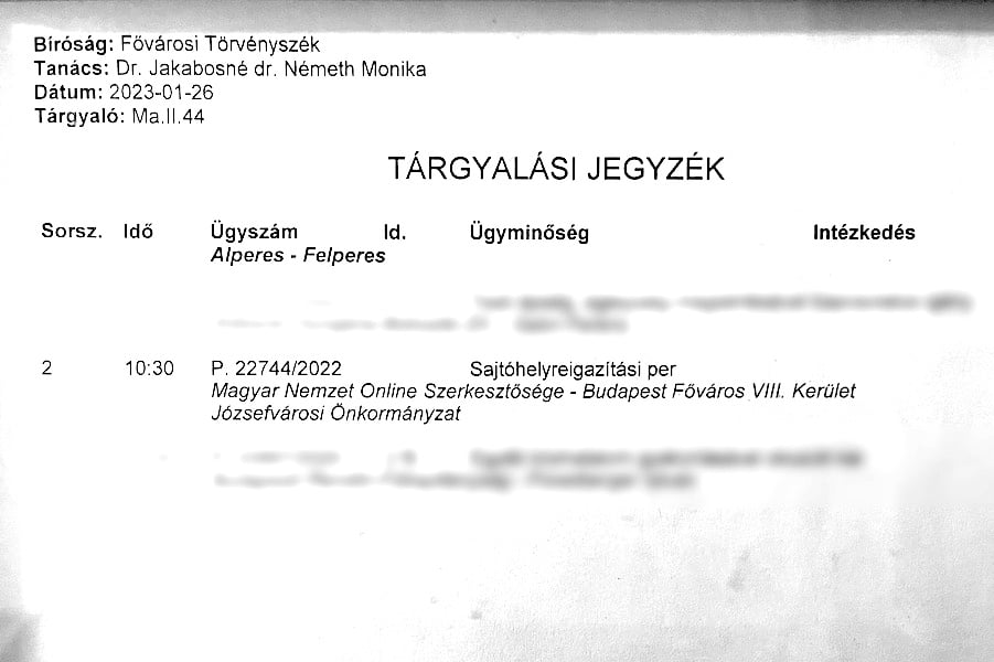 tárgyalás - Fotó: Pálinkás János