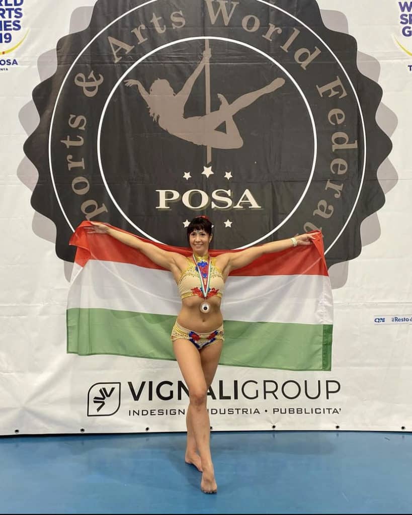 Kovács Judit (Juci) a POSA European Pole Sport & Aerial Championshipen
