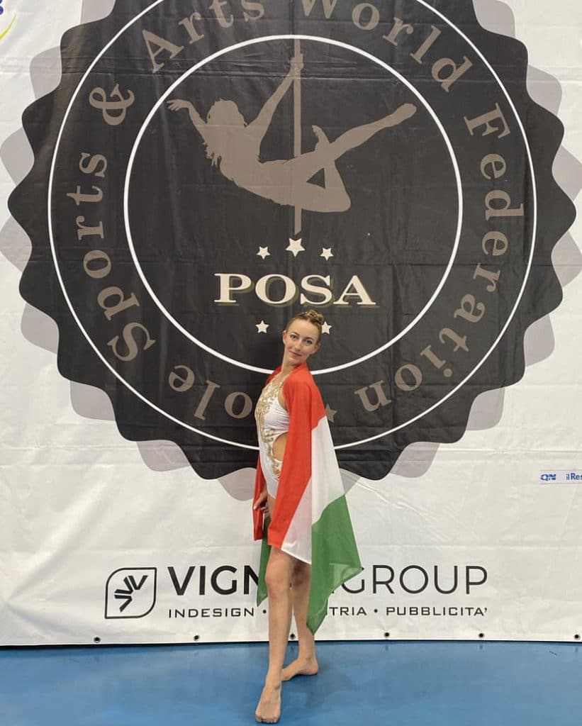 Lipcsei Viktória a POSA European Pole Sport & Aerial Championshipen