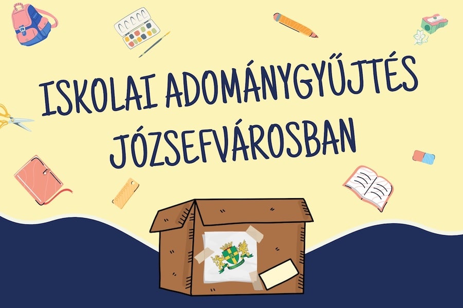 Tanszerek gyűjtése - Fotó: Józsefvárosi Önkormányzat