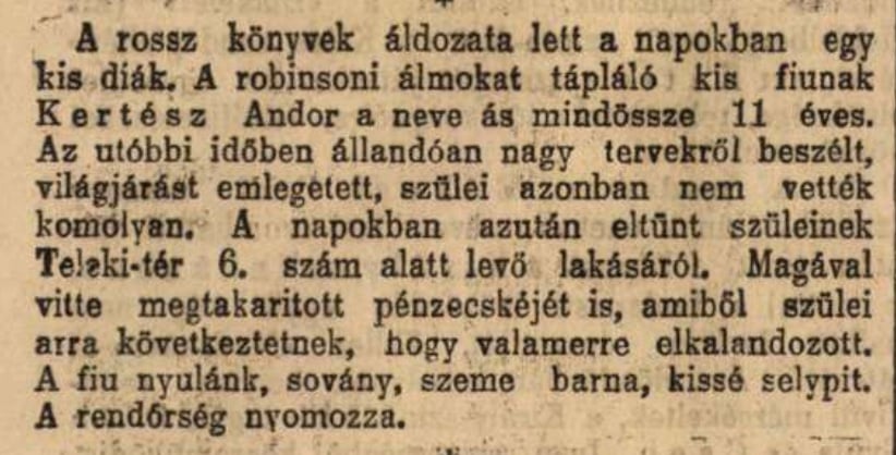 Cikk a Független Magyarország 1905. március 4-i számában - Forrás: Arcanum Digitális Tudománytár