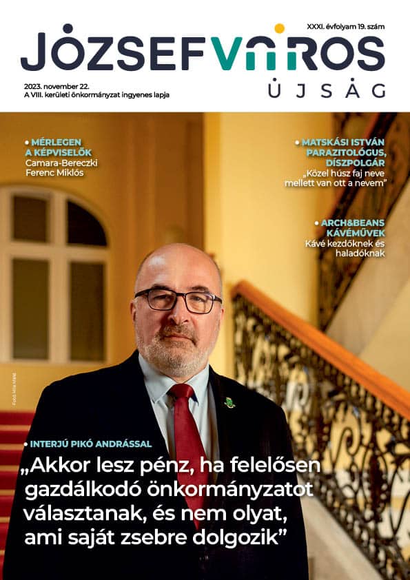Józsefváros Újság 2023/19. szám címlap