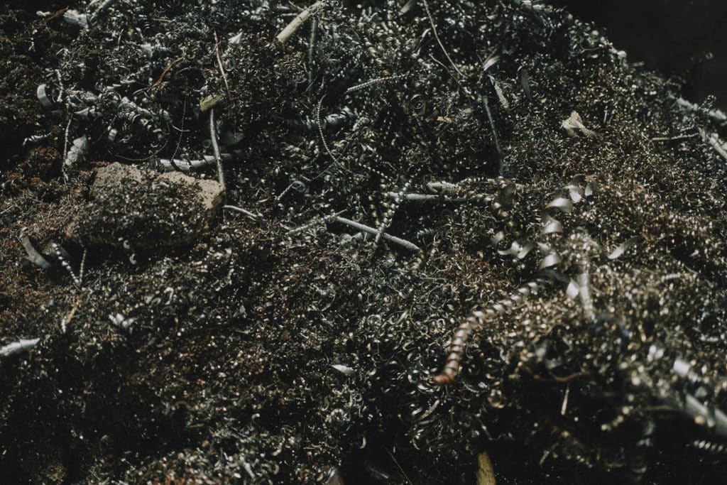 Fémforgácsok - Fotó: Karancsi-Albert Rudolf