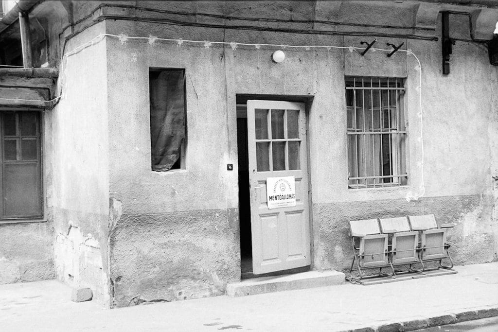 1970. A MÁVAG kolónia területén működő mentőállomás. - Fotó: Fortepan /  László Áron