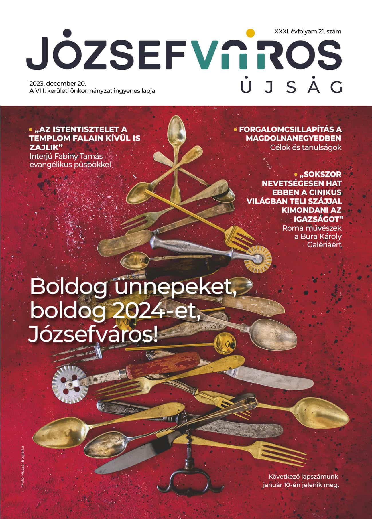 Józsefváros Újság 2023/21. szám címlap
