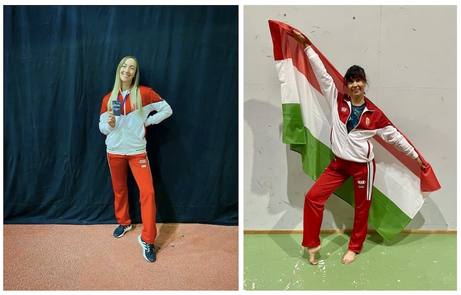 Lipcsei Viktória és Kovács Judit rúdsportolók - Fotó: Kovács Judit