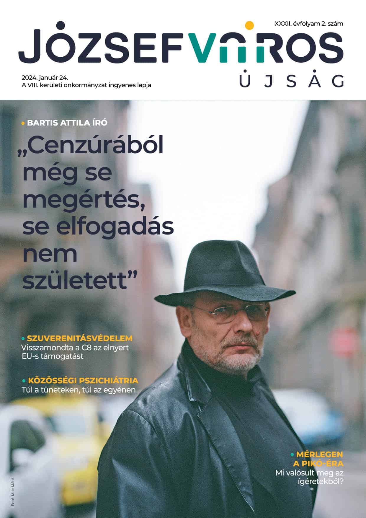 Józsefváros Újság 2024/2. szám címlap
