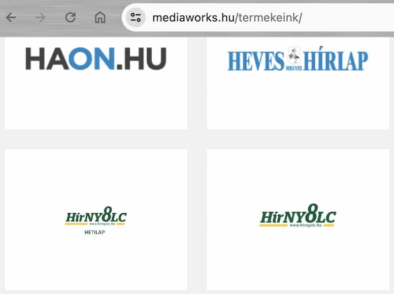 A Mediaworks termékei közt ott találni a print és az online verziót is