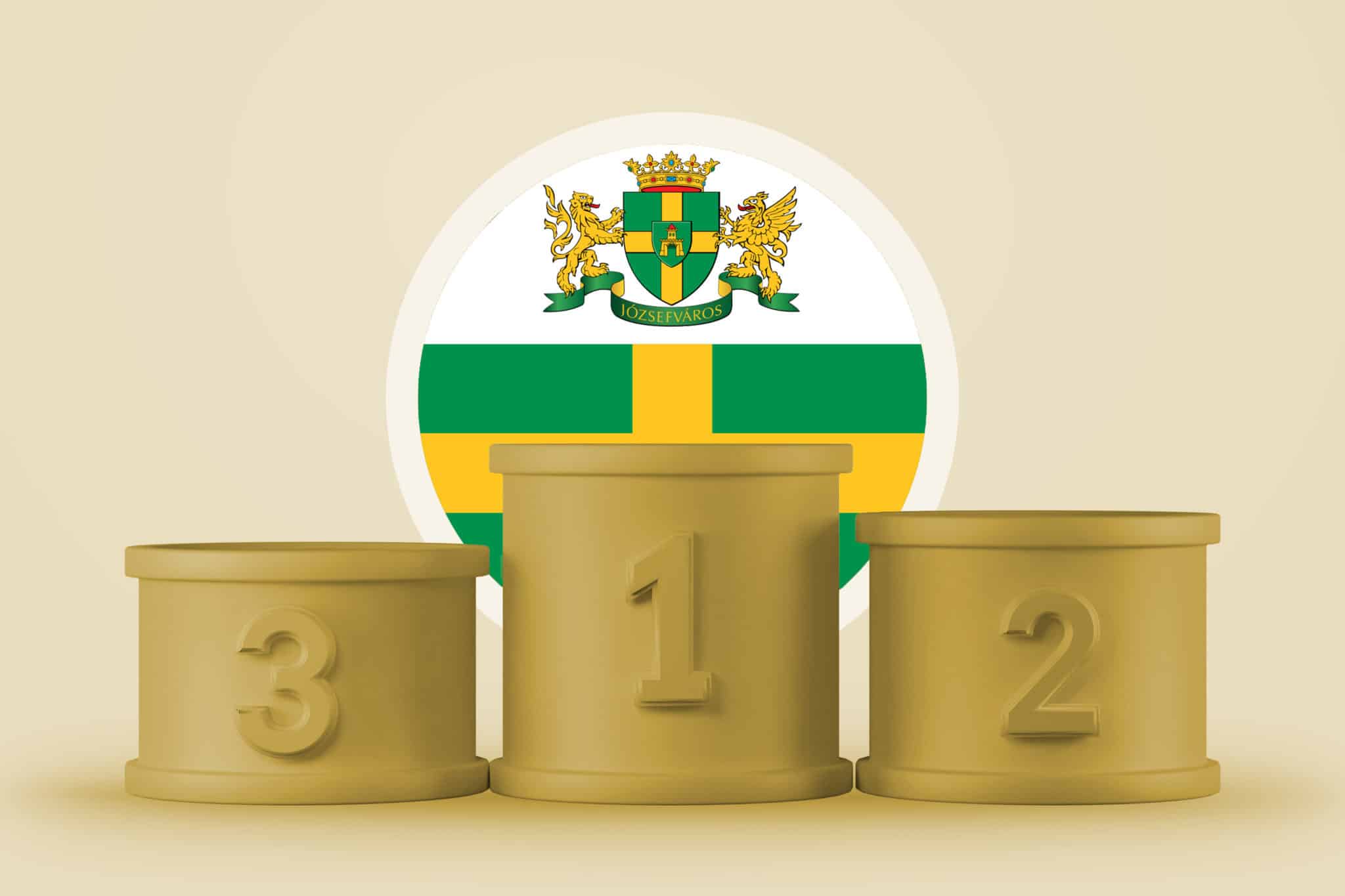 Minimalist sports podium. 3d illustration