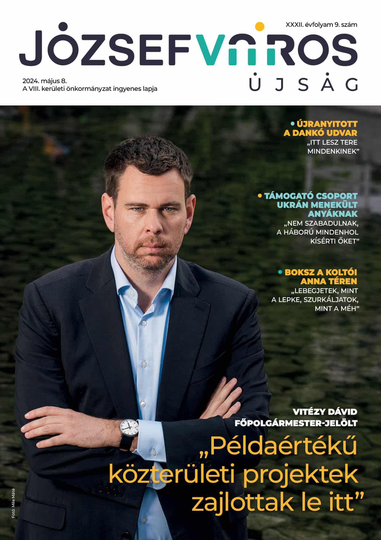 Józsefváros Újság 2024/9. szám címlap