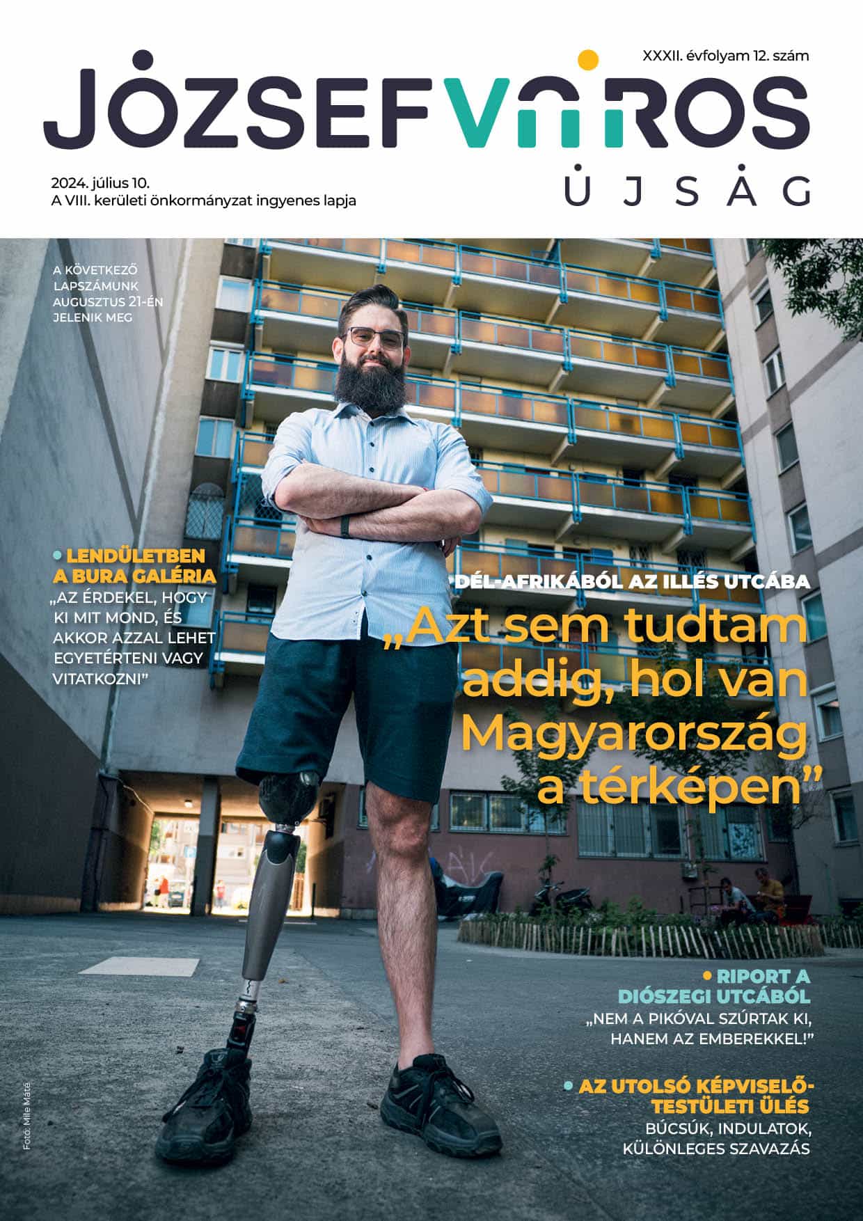 Józsefváros Újság 2024/12. szám címlap