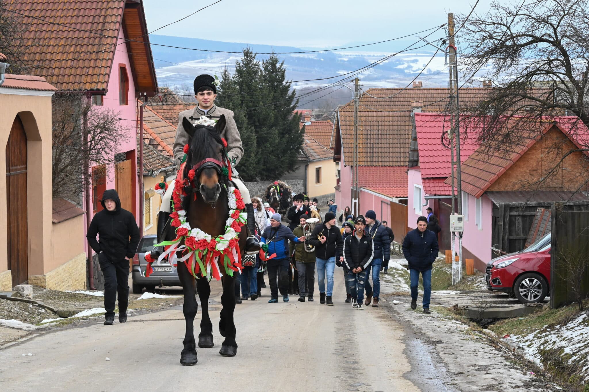 Farsangi felvonulás Ürmösön