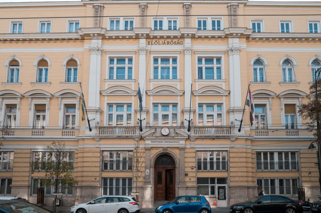 a Józsefvárosi Önkormányzat épülete