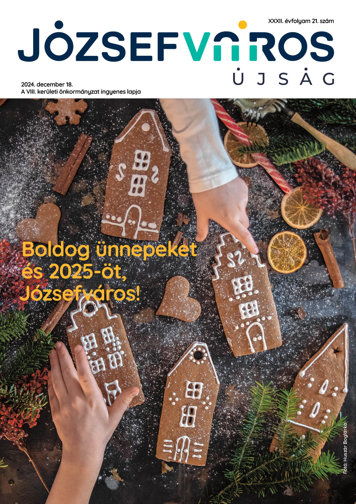Józsefváros Újság 2024/21. szám címlap