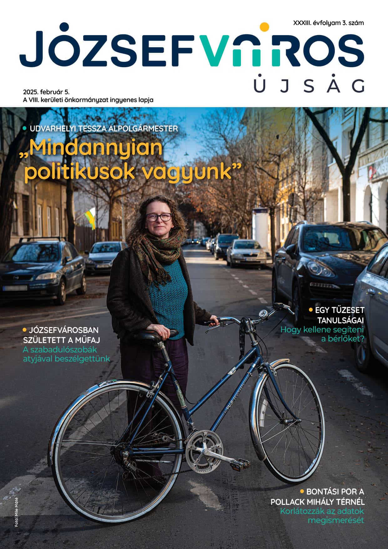 Józsefváros Újság 2025/3. szám címlap