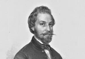 Jókai Mór Barabás Miklós 1854-es litográfiáján