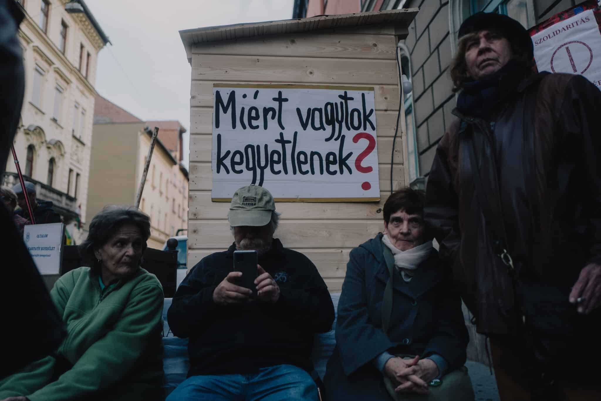2023. október 17. Tüntetés a Dankó uttcában