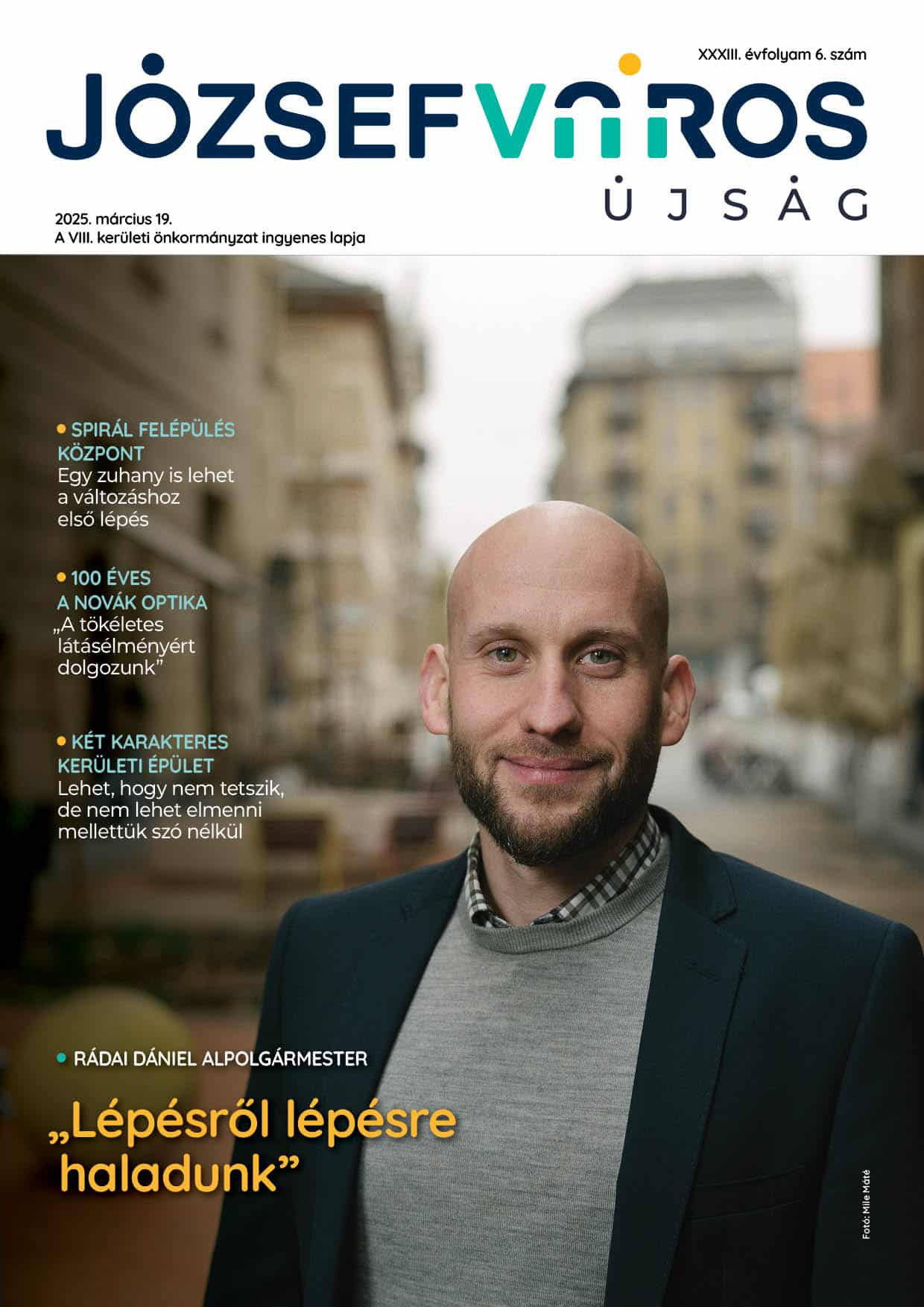 Józsefváros Újság 2025/6. szám címlap