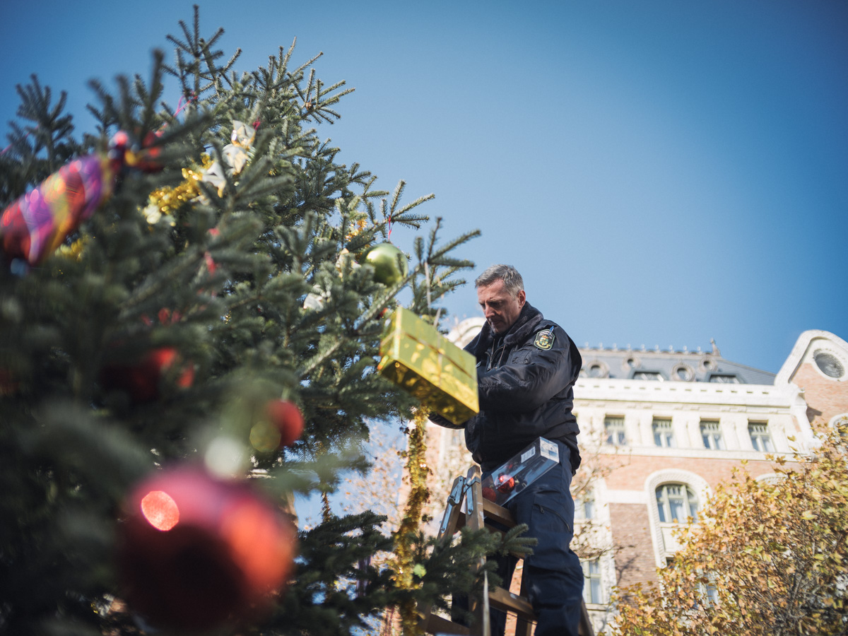 2022. december 13. Karacsonyfa diszites