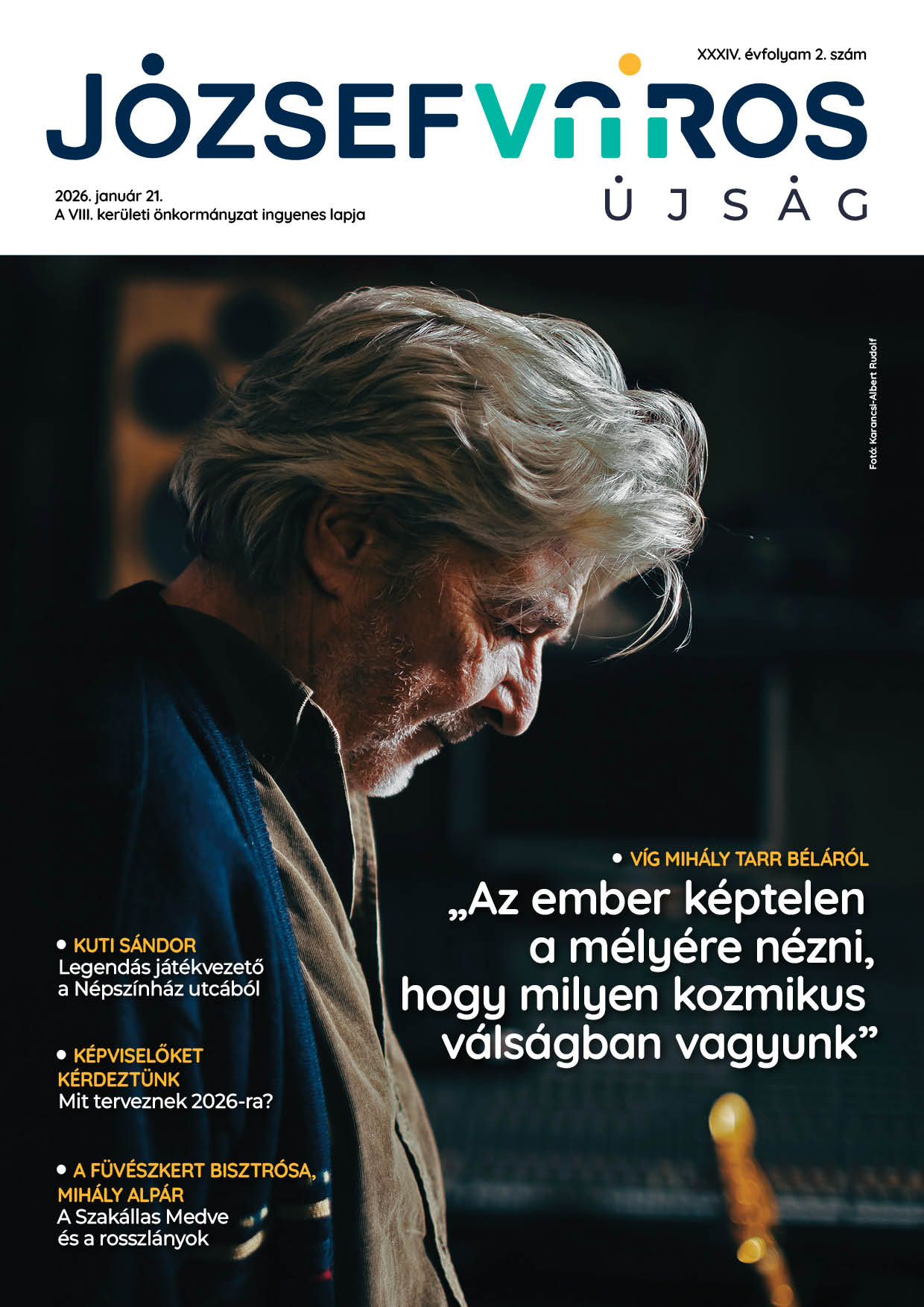Józsefváros Újság 2026/2. szám címlap