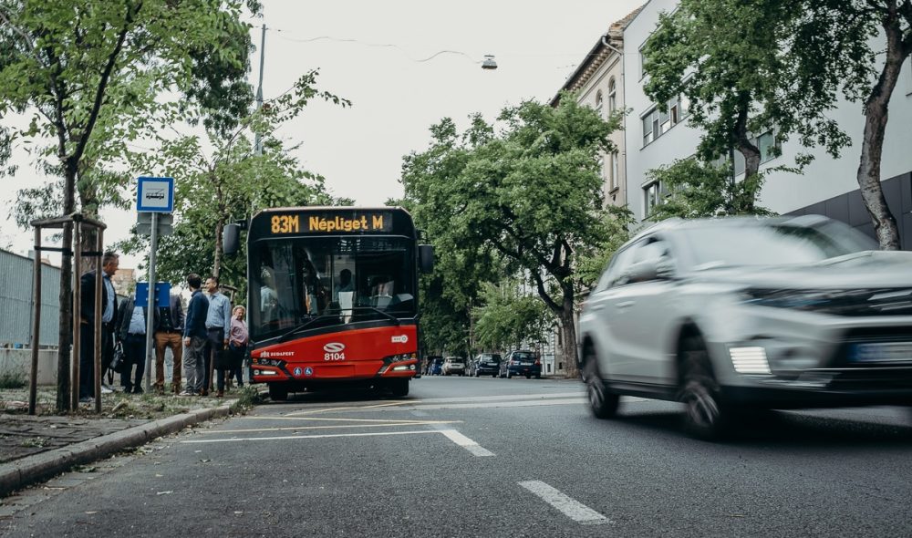 A 83M troli uj utvonalanak bejarasa 2022. szeptember 15-en. Foto: Karancsi-Albert Rudolf / Jozsefvaros Ujsag