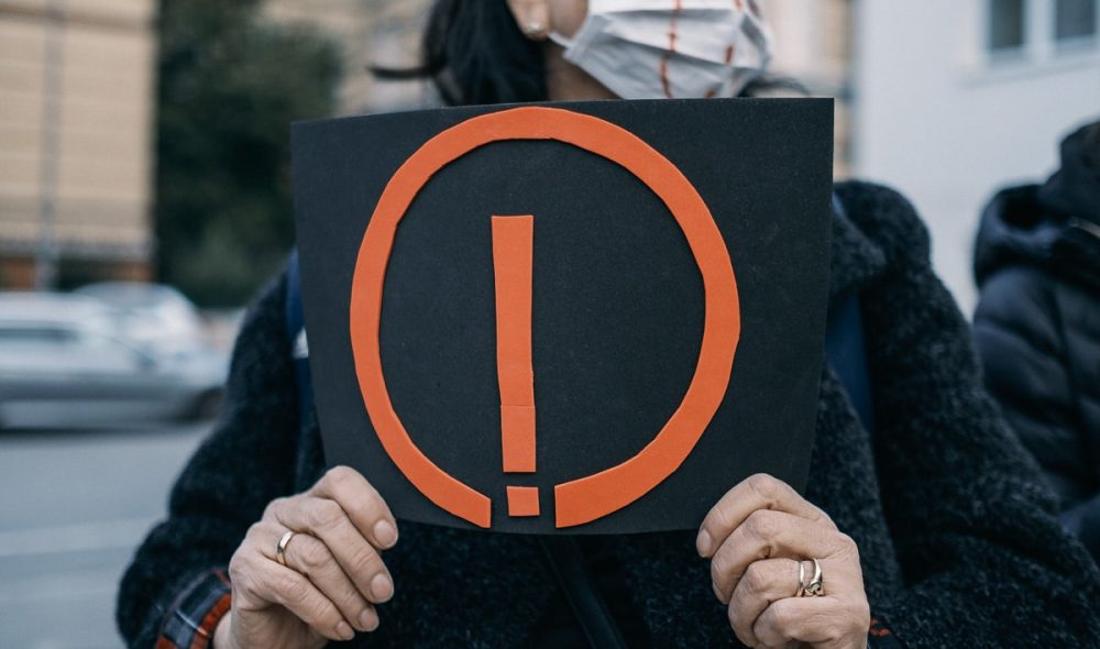 Flashmob a gyogypedagogusokert, az SNI tanulokert, a Barczi Iskolaert az Ulloi uton, Budapesten, 2022. oktober 14-en. Foto: Karancsi-Albert Rudolf / Jozsefvaros Ujsag