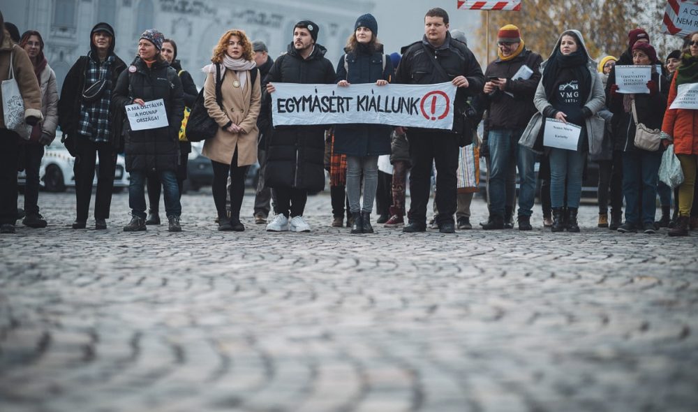 2022. december 8. Tuntetes a pedagogusokert