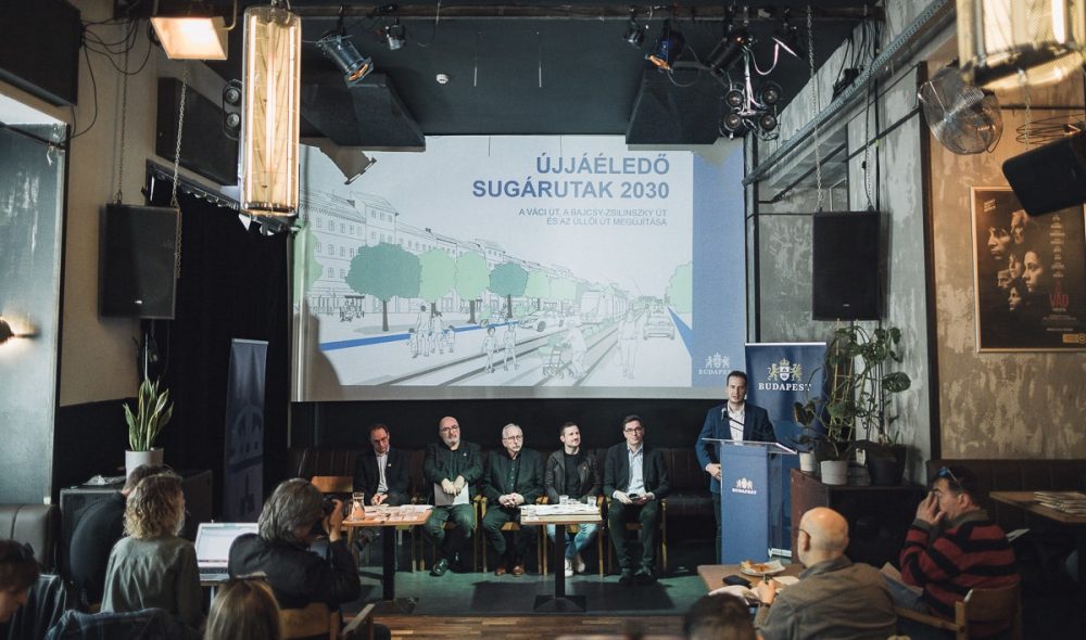 Újjáéledő sugárutak sajtótájékoztató a Toldi moziban, 2023. március 24-én. Fotó: Karancsi-Albert Rudolf / Józsefváros Újság