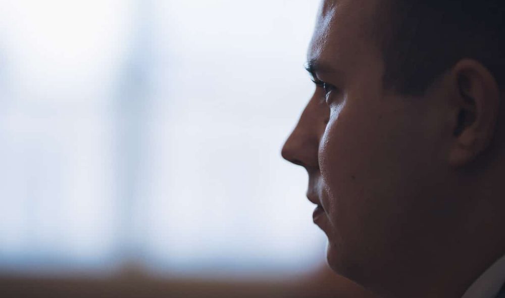 Szarvas Koppány Bendegúz és Fekete-Győr András pere a  Pesti Központi Kerületi Bíróságon 2023. május 2-án. Fotó: Karancsi-Albert Rudolf