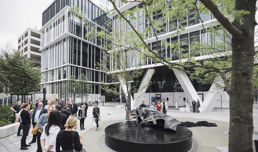 Psota Irén park megnyitó és a Futureal Innovation Campus sajtóbejárása 2023. június 6-án.  Fotó: Karancsi-Albert Rudolf