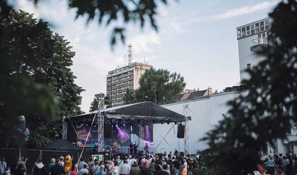 Az 8Feszt első napja a II. János Pál pápa téren, 2023. június 16-án.   Fotó: Karancsi-Albert Rudolf
