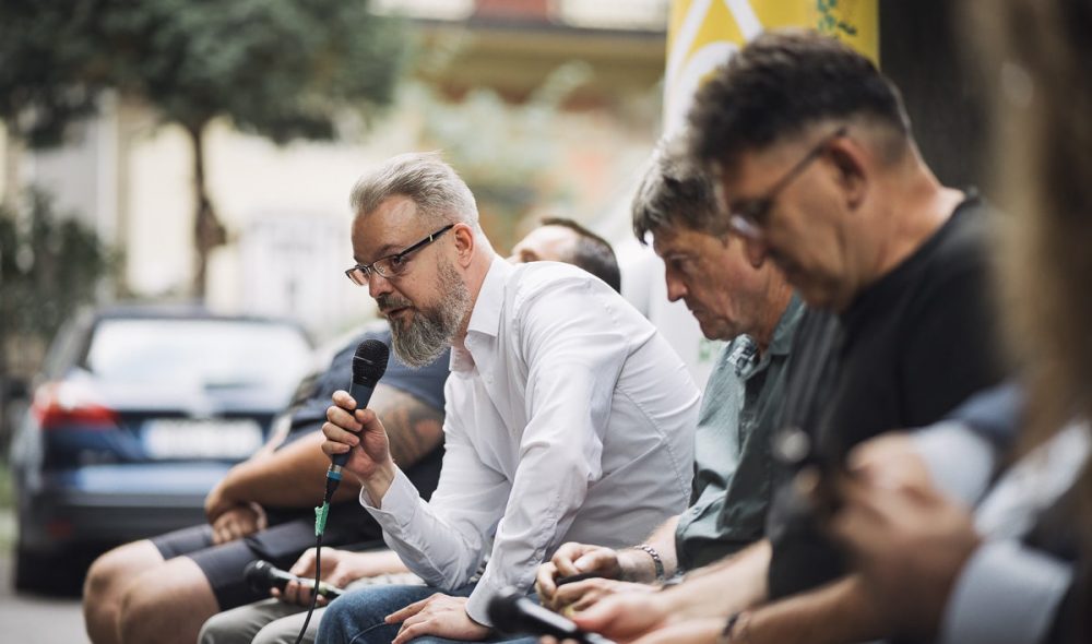 Közösségi fogadóóra a Kolónia, a Tisztviselőtelep és az Orczy út lakóinak 2023. augusztus 30-án.  Fotó: Karancsi-Albert Rudolf