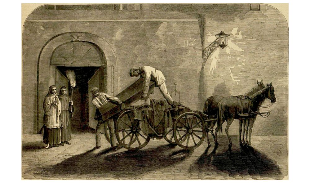GrÛf Batthy·ny Lajos temetÈse 1849-ben